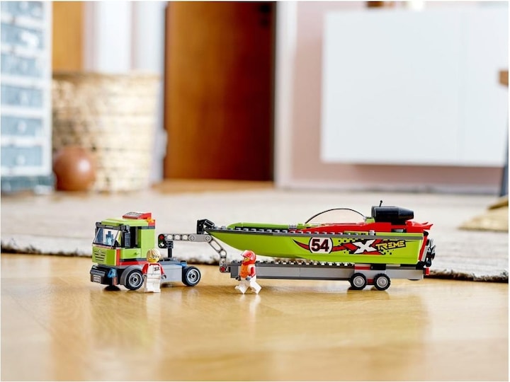 Actual product image LEGO Racing boat transporter (60254, LEGO City)