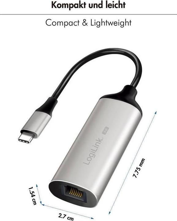 Actual product image LogiLink Prüfen (USB-C, RJ45 (1x))
