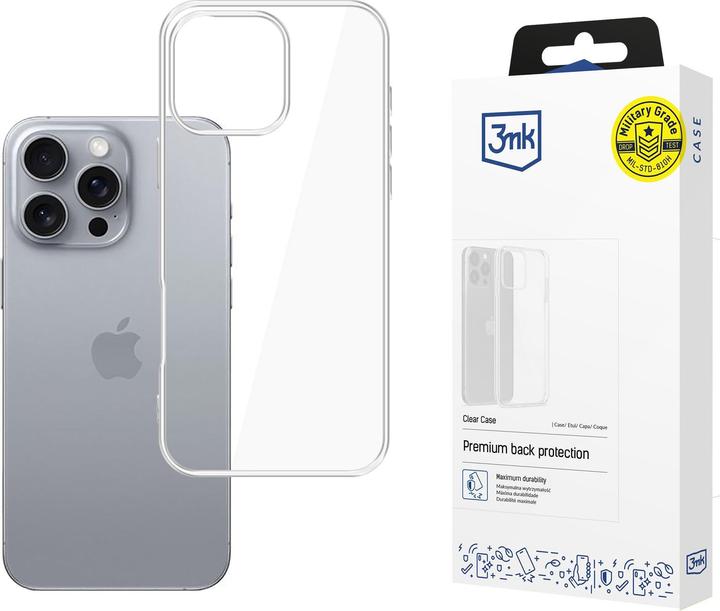 Actual product image 3MK Clear Case iPhone 16 Pro 6.3" (Apple iPhone 16 Pro)