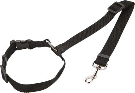 Actual product image Hermex Safety Leash Seat Belt Car Back Seat Dog Leash Black (Dog, Safety closure)