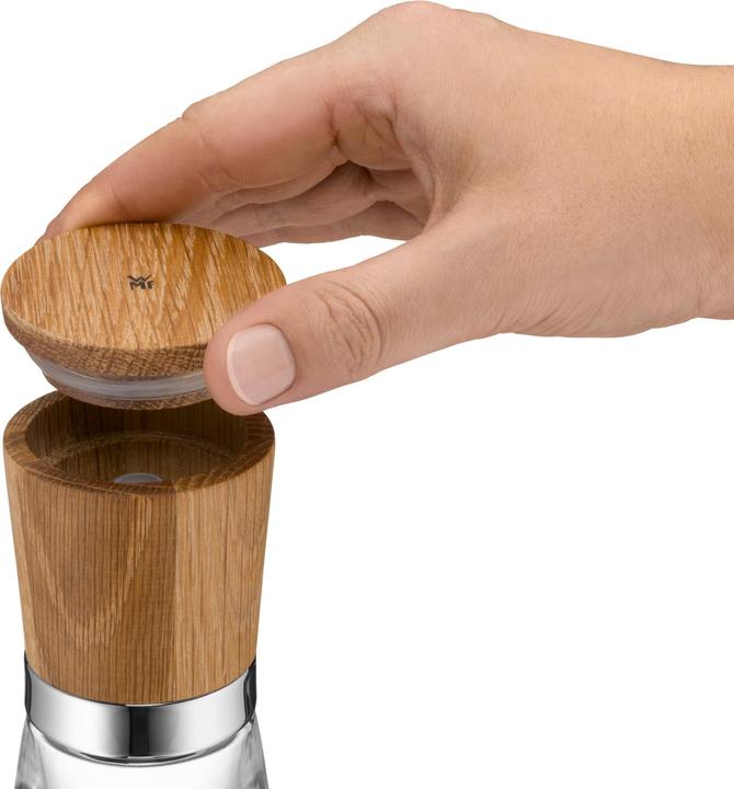 Produktbild WMF Mühlenset Salzmühle Pfeffermühle Set 2tlg Keramikmahlwerk Ceramill Nature Glas (Pfeffer, Salz)