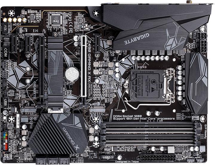 Produktbild Gigabyte Z490 Gaming X AX, Intel Z490 Mainboard - Sockel 1200 (LGA 1200, Intel Z490, ATX)