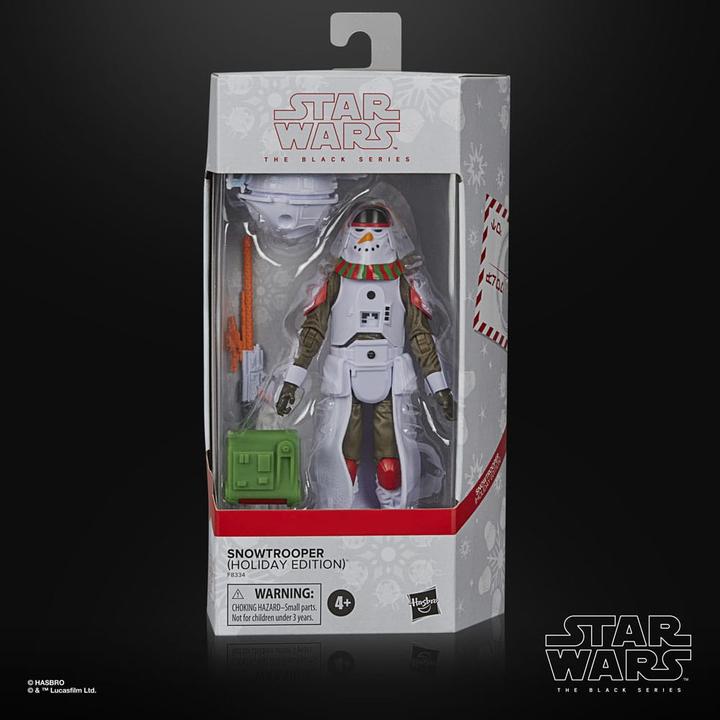 Actual product image Hasbro Star Wars Black Series Action Figure Snowtrooper (Holiday Edition) 15 cm