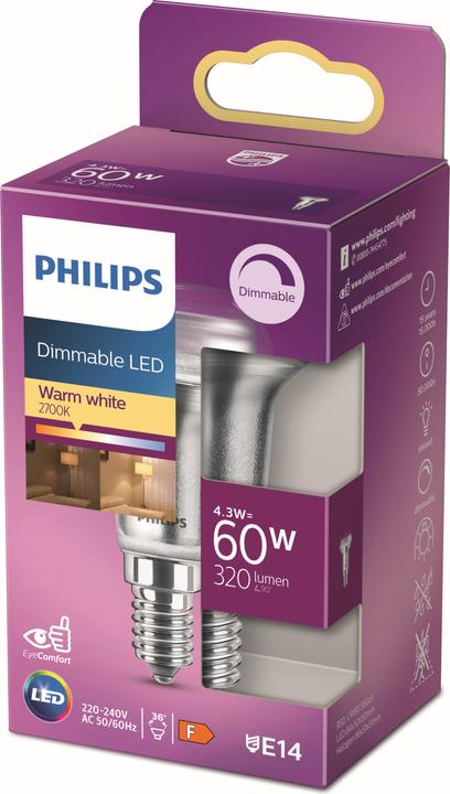 Image du produit Philips Réflecteur (E14, 4.30 W, 320 lm, 1 x, F)