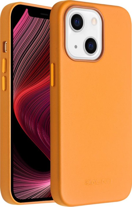 Produktbild QiAlino Hülle (MagSafe kompatibel) Orange (Apple iPhone 14 Plus)