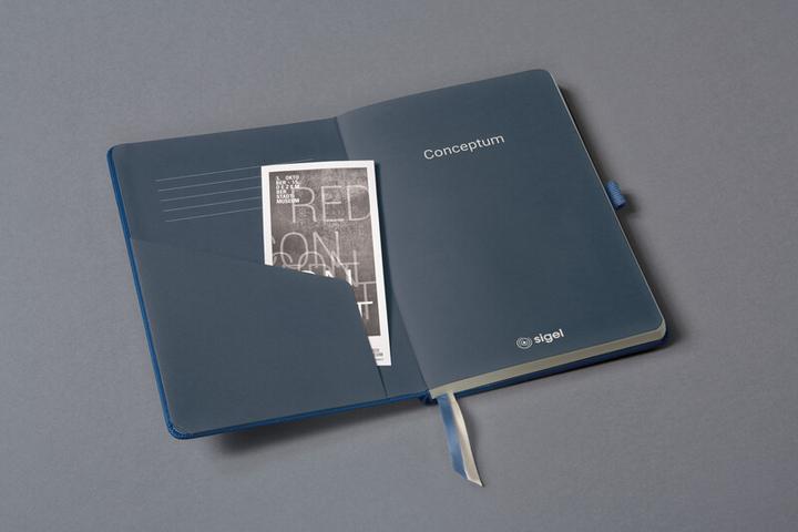 Produktbild Sigel Conceptum CO403 Notizbuch liniert Blau Anzahl der Blätter: 97 DIN A5 hoch (Liniert, Harter Einband)
