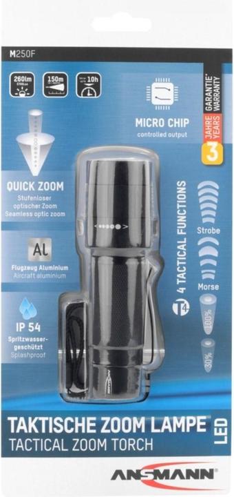 Produktbild Ansmann M250F LED Torch (12.30 cm, 260 lm)