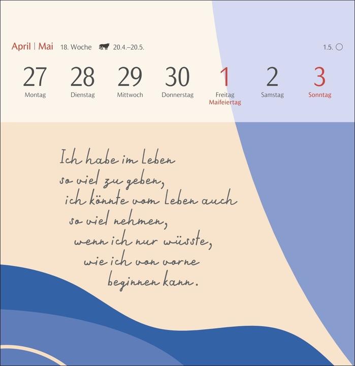 Immagine prodotto Harenberg Clara Louise: Die Sonne in Orange getaucht Premium-Postkartenkalender 2026 - 53 Postkarten mit