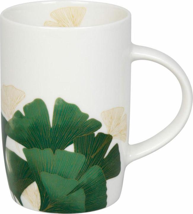 Könitz Henkelbecher Ginkgo, Tasse, New Bone China, Grün, 600 ml, 11 7 269 2814 (600 ml, 1x)