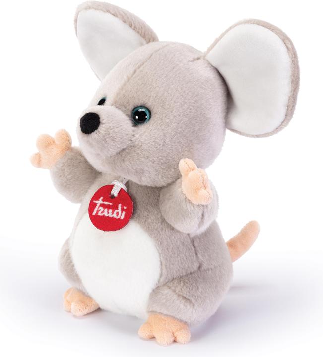 Produktbild Trudi Klassik Plüschtier Maus Martin 17 x 23 x 10 cm, Grösse S, hochwertiges Stofftier mit weichen Ma (10 cm)