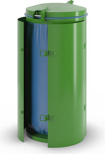 Produktbild kaiserkraft Stahlblech-Abfallsammler für 120-l-Sack (120 l)