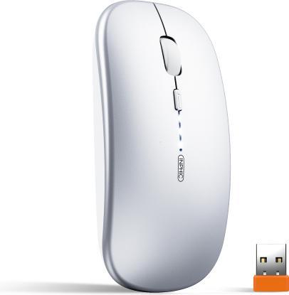 Image du produit Inphic Souris silencieuse sans fil M2B Bluetooth (Argent) (Sans fil)