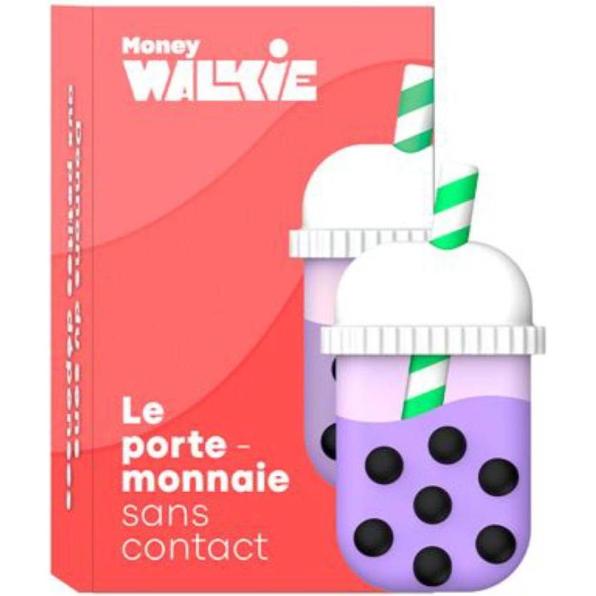 Money Walkie, Unisex, Portemonnaie, Bubble Tea Kontaktloses Portemonnaie, Violett