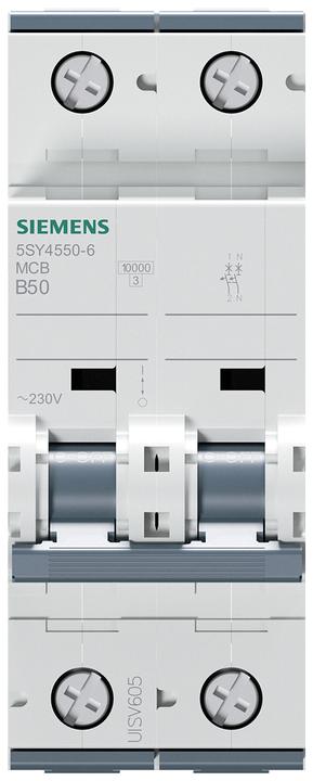 Produktbild Siemens Circuit breaker 230V 10kA 1+NP 50A
