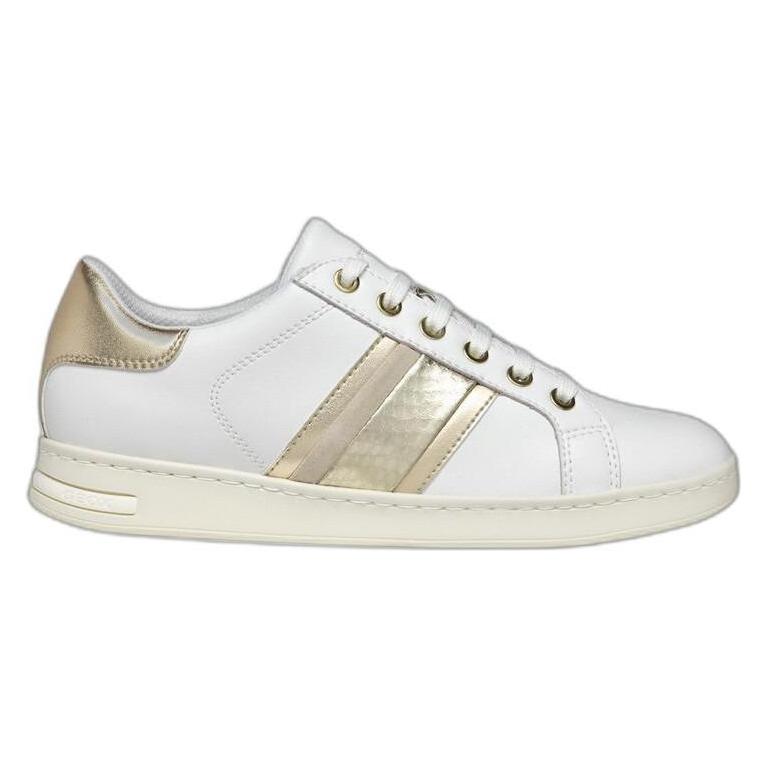 Geox, Damen, Sneakers, Jaysen E, Gold, Weiss, (42)
