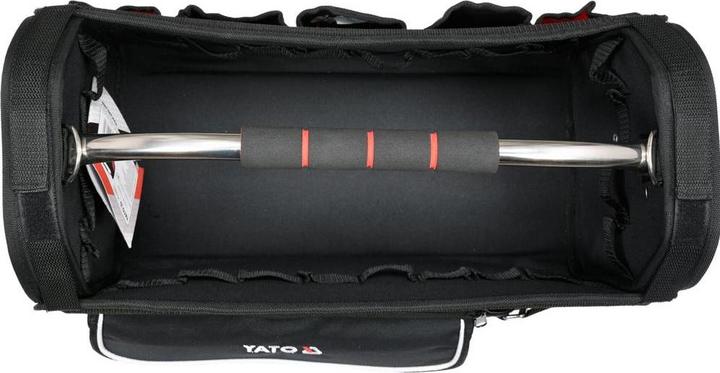 Actual product image Yato OPEN Tool case 22 "WITH PIPE HOLDER 11 pockets (1 Piece)