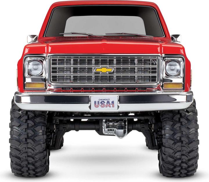 Image du produit Traxxas TRX-4 79 Chevy Blazer rouge/noir 1/10 Crawler RTR Brushed, Clipless, sans batterie ni chargeur (RTR Prêt à fonctionner)