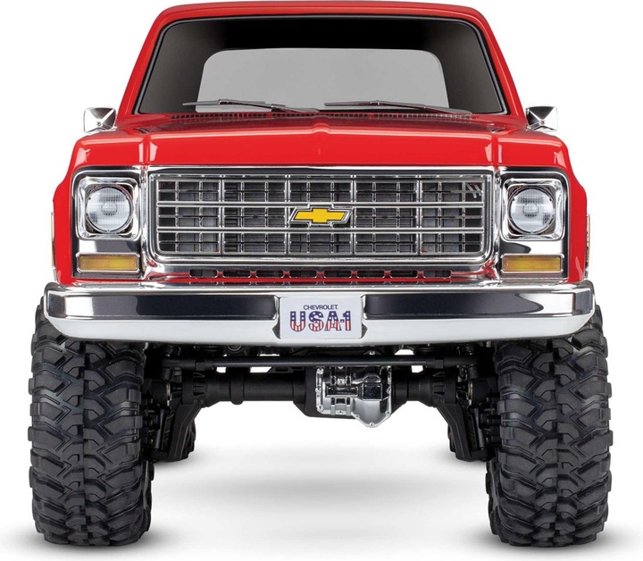 Actual product image Traxxas TRX-4 79 Chevy Blazer red/black 1/10 Crawler RTR Brushed, clipless, without battery and charger (RTR Ready-to-Run)
