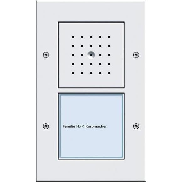 Gira, Klingel + Türsprechanlage, 126666 Audio-Intercom-System Weiss (Kabelgebunden)