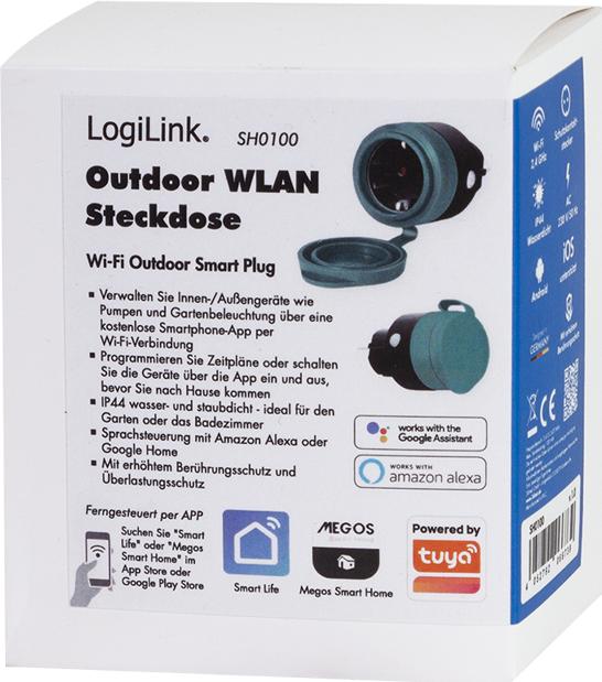 Immagine prodotto LogiLink Smart Home Wi-Fi Plug Outdoor CEE 7/3
