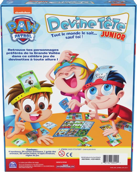 Image du produit Spin Master Devine Tête Junior (Multilingue, 2 - 4 Joueur)
