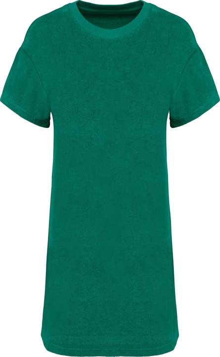 Native Spirit Nachhaltiges Damen T-Shirt Kleid aus Frottier mit Schulter