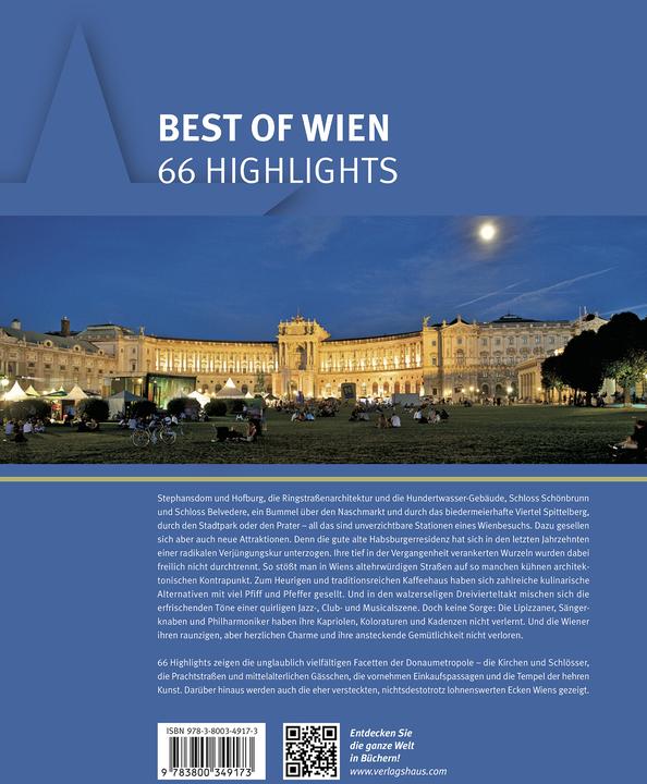 Produktbild Best of WIEN - 66 Highlights (Deutsch, János Kalmár, J�nos|Weiss Kalm�r, 2016)