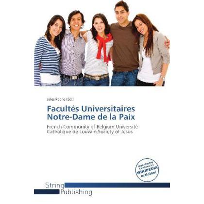 Facultés Universitaires Notre-Dame de la Paix, Fachbücher