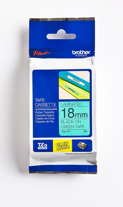 Produktbild Brother Tze-741 (1.80 cm, Grün)