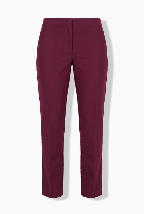 Produktbild Ulla Popken Hose, gerades Bein, Elastikbund, Stretch (52)