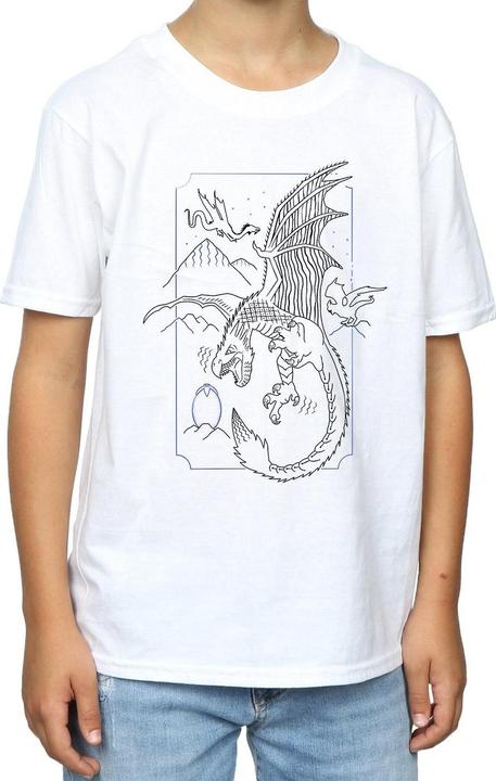 Produktbild Dragon Line Art TShirt Jungen (128)