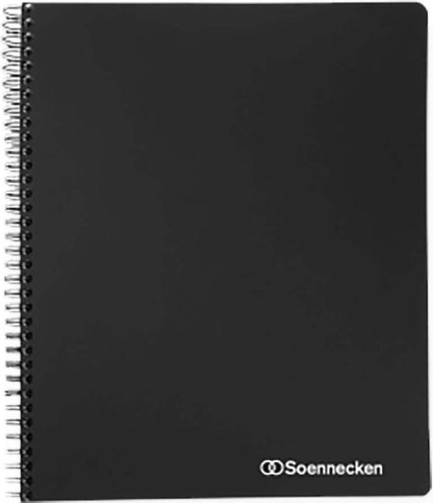 Actual product image Soennecken Collegeblock Office Note Book Paper size: DIN A5+ Ruling style: squared (A5+, Checked, Hardcover)