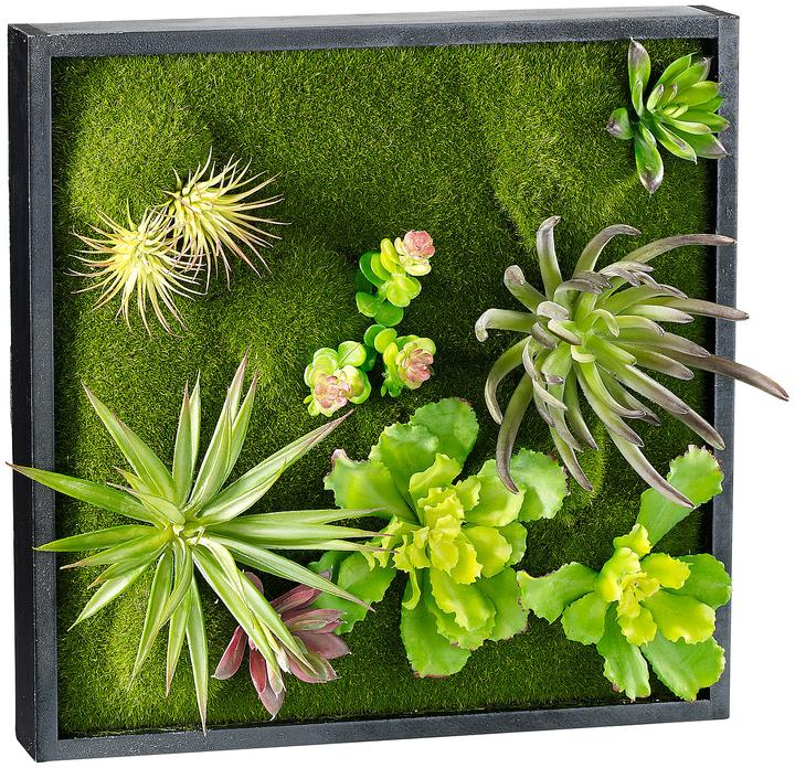Produktbild Carlo Milano Vertikaler Wandgarten Karl mit Deko-Pflanzen