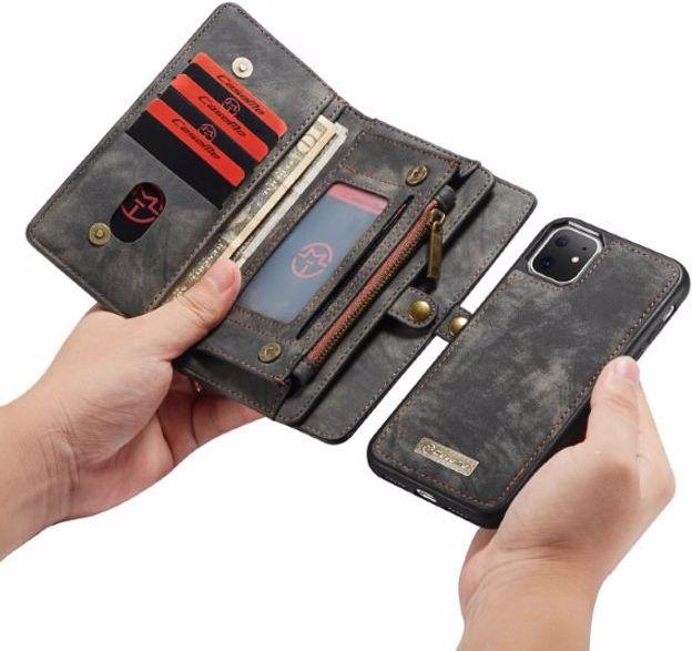 Produktbild Caseme Leder Portemonnaie mit Plastik Hülle (Apple iPhone 11)