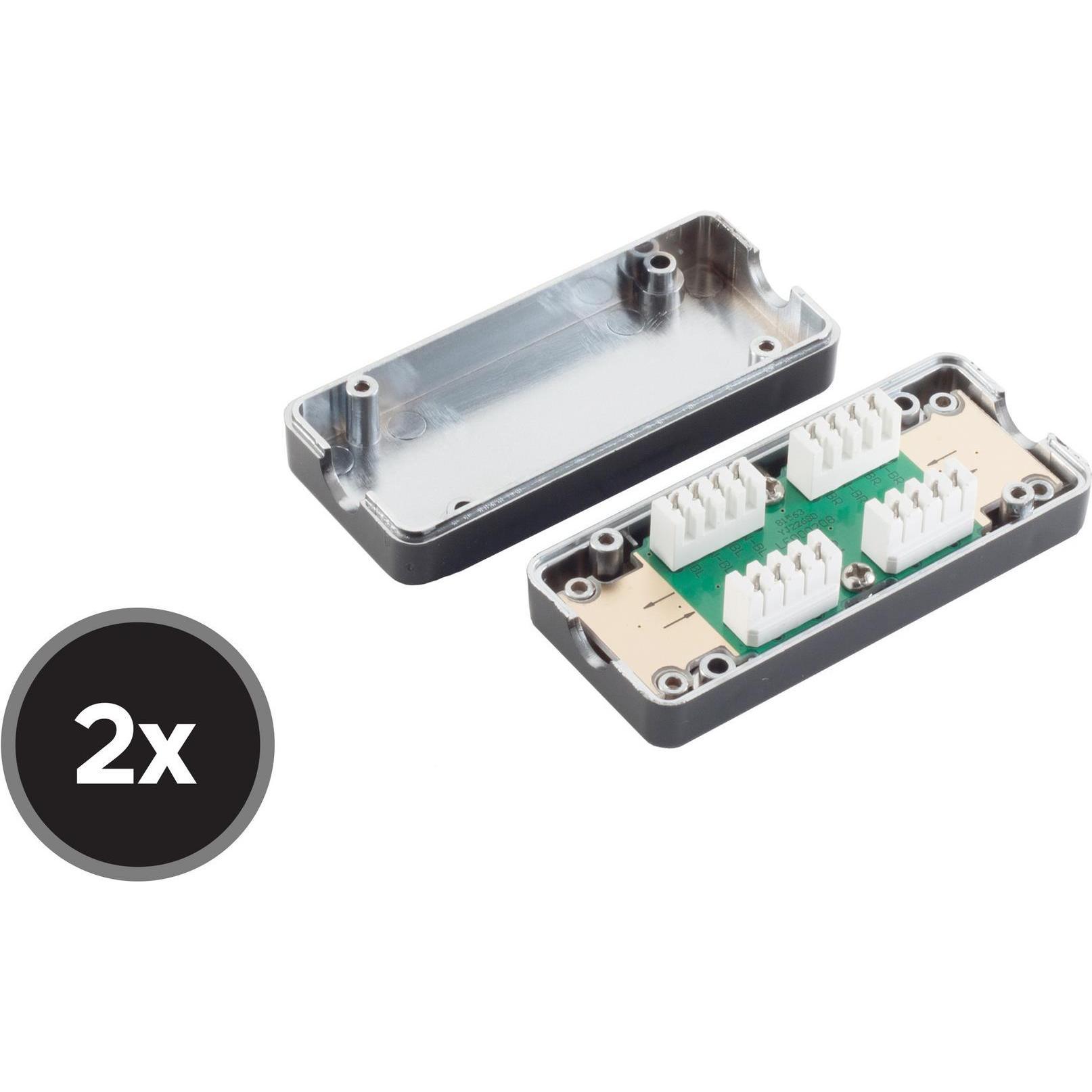 Shiverpeaks -BASIC-S--2er SET (Kabel Verbindungsbox), Netzwerk Zubehör