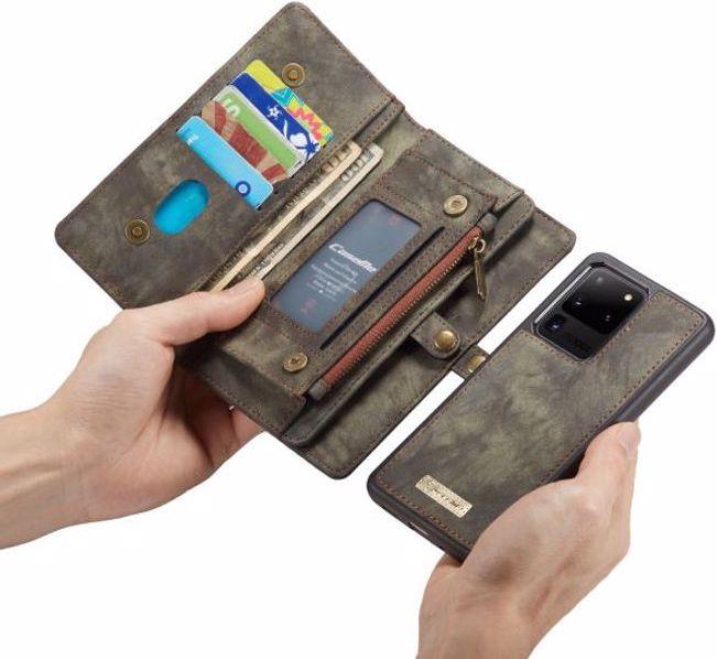 Actual product image Caseme Leather wallet with plastic cover (Samsung Galaxy S20 Ultra)