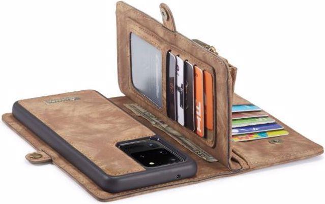Produktbild Caseme Leder Portemonnaie mit Plastik Hülle (Samsung Galaxy S20 Ultra)