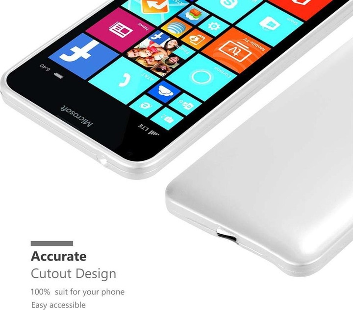 Produktbild Cadorabo TPU Matt Metallic Cover (Microsoft Lumia 640 XL)