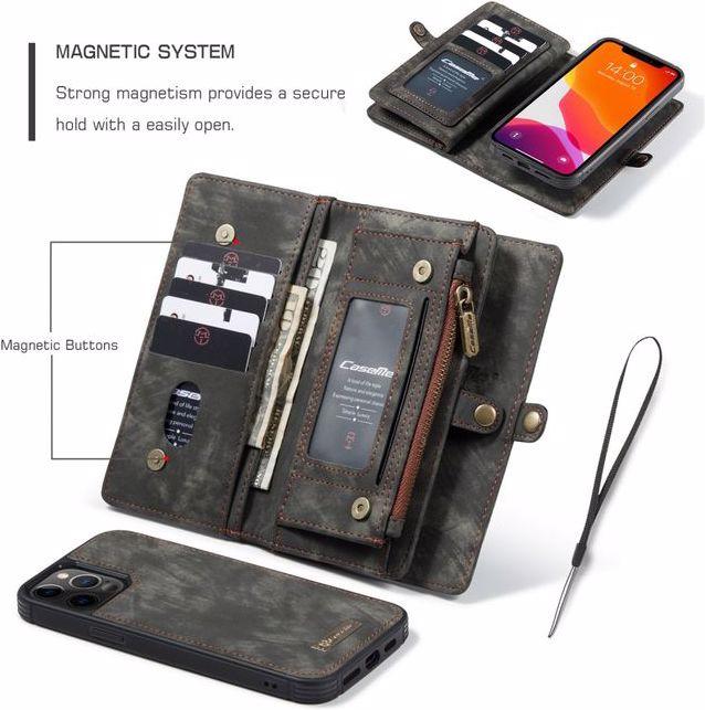 Produktbild Caseme Leder Portemonnaie mit Plastik Hülle (Apple iPhone 12 Pro Max)