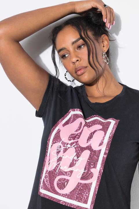 Actual product image Studio Untold T-Shirt, Classic Shape, Paisley-Statement (58)