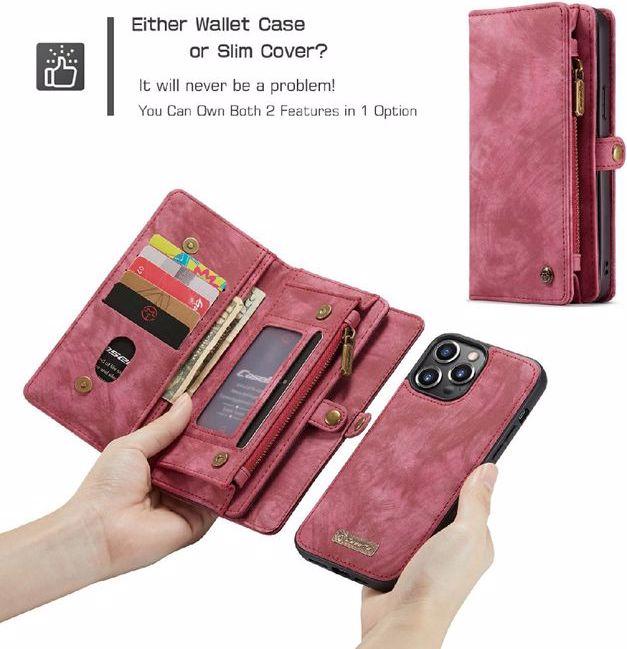 Produktbild Caseme Leder Portemonnaie mit Plastik Hülle (Apple iPhone 13 Pro)