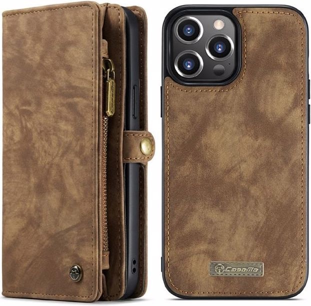 Produktbild Caseme Leder Portemonnaie mit Plastik Hülle (Apple iPhone 13 Pro Max)