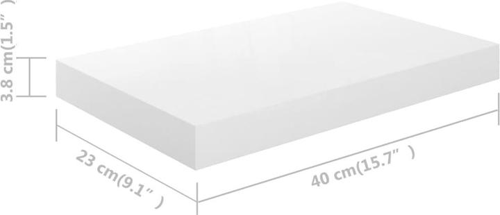 Actual product image vidaXL Wandregal (23 x 23 x 3.80 cm)