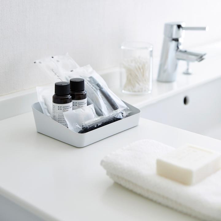 Actual product image Yamazaki M TOWER storage tray