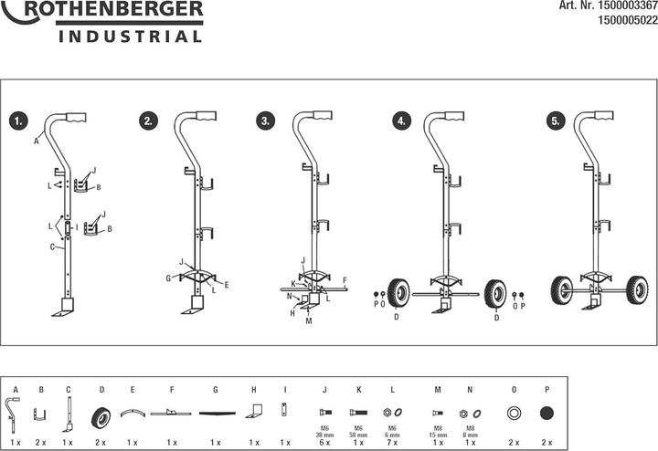 Produktbild Rothenberger Flaschentransportwagen (30 kg)