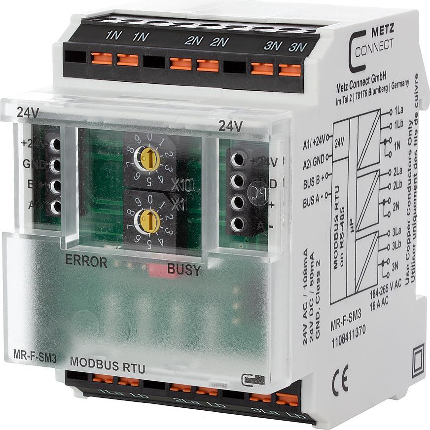 Metz Connect, Energiemessgerät, Metz MR-F-SM3 Modbus RTU1108411370