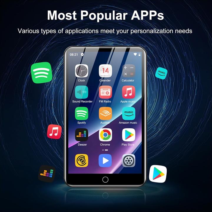 Produktbild Zaqe MP3 Player DE-M505Pro mit Spotify & Bluetooth (64 GB)