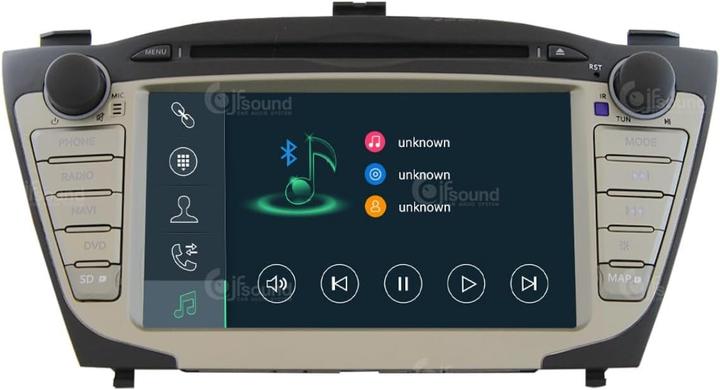 Actual product image JFSound Hyundai IX35 Android GPS Bluetooth WiFi USB DAB+ CarPlay Android Auto Touchscreen (Android car)