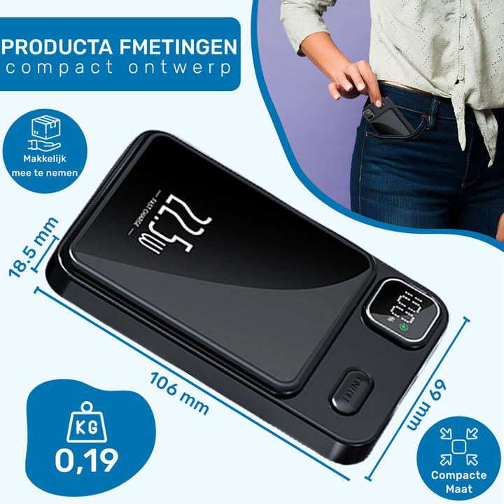 Productafbeelding Ishiva UFUZON Magsafe Powerbank 10k mAh