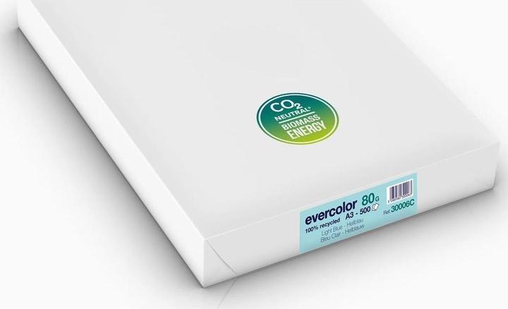 Immagine prodotto Clairefontaine Carta per fotocopie Forever Evercolor DIN A3 azzurro 80 g/m² PU=500 fogli (80 g/m², 500 x, A3)